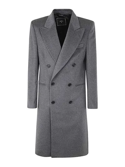 Sartoria Brizzi Double Breasted Coat Clothing In Grey