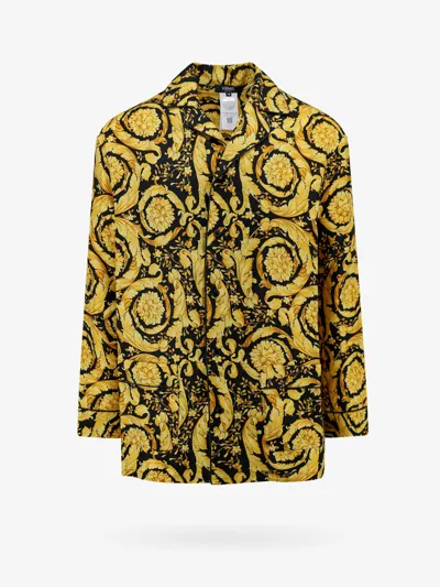 Versace Shirt In Gold