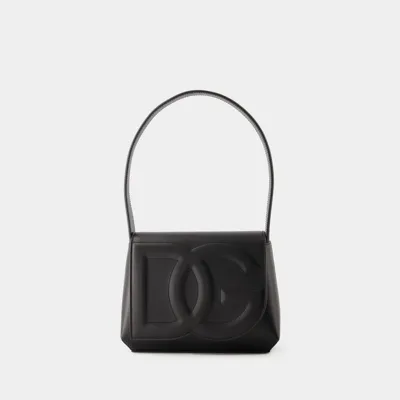 Dolce & Gabbana Dg Logo Shoulder Bag - Dolce&gabbana - Leather - Black