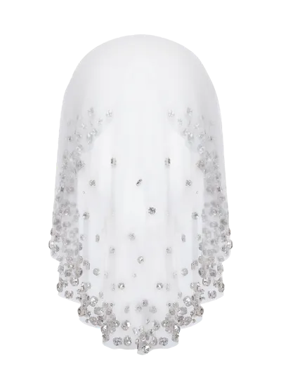 Nds The Label Crystal Mini Veil In White