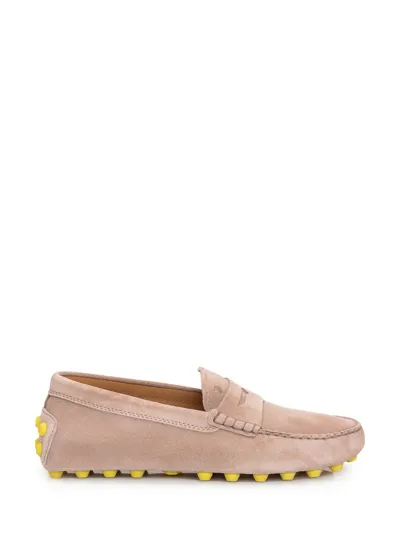 Tod's Gommino Slip-on Driving Shoes In Pink