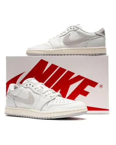 Pre-owned Nike Air Jordan 1 Low 85 Neu ‚neutral Grey' Eu44,5 Us10,5 Weiss Grau No Dunk