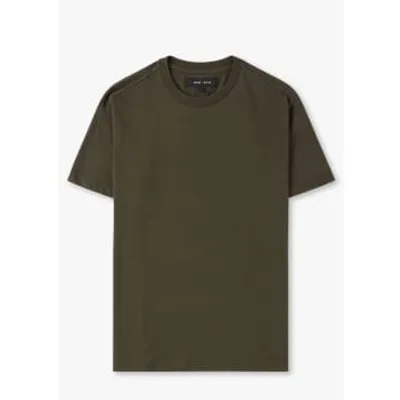 Replay Sartoriale Replay Mens Sartoriale T-shirt In Military In Khaki Fabric