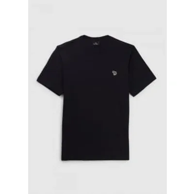 Paul Smith Mens Regular Fit Ss Zebra T-shirt In Black In 79 Black