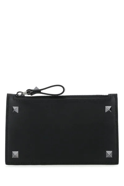 Valentino Garavani Wallets In Black