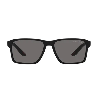 Prada Eyewear Square Frame Sunglasses In Black