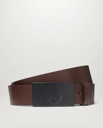 Belstaff Phoenix Buckle Belt In Ebony