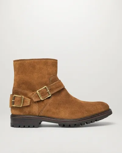 Belstaff Trialmaster Buckle Boot In Tobacco