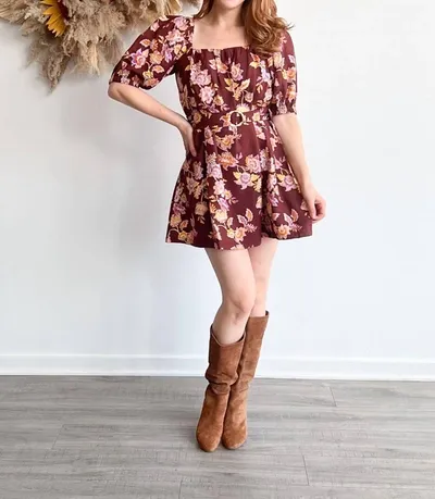 Minkpink Giselle Mini Dress In Multi