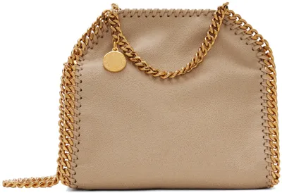 Stella Mccartney Tiny Falabella Tote In Beige