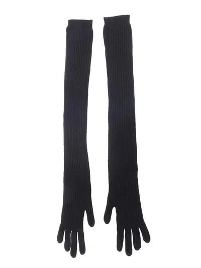 Alberta Ferretti Gloves In Black