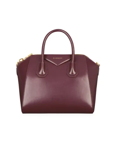 Givenchy Womens 642-oxblood Red Antigona Mini Leather Top-handle Bag