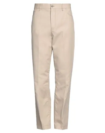 Valentino Garavani Man Pants Beige Size 36 Cotton