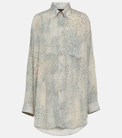 Balenciaga Printed Shirt In Multicoloured