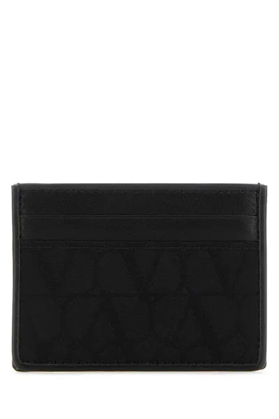 Valentino Garavani Wallets In Black