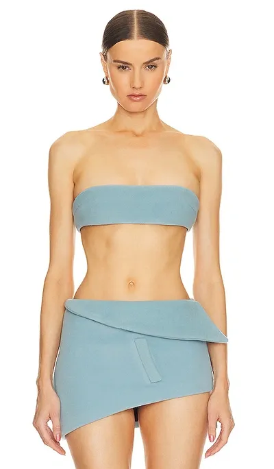 Laquan Smith Bandeau In Blue