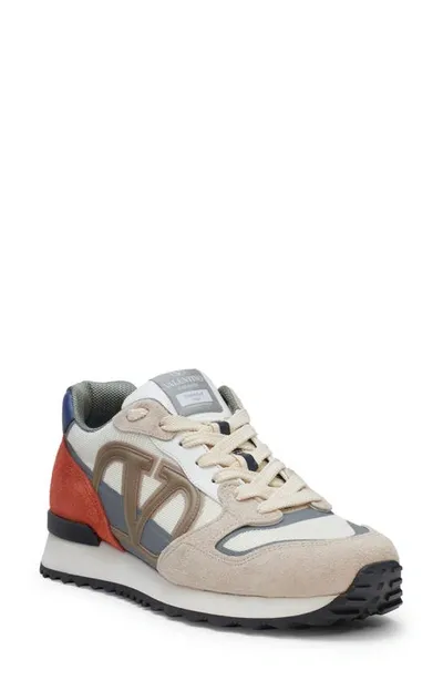 Valentino Garavani Vlogo Pacemixed Media Sneaker In Multicolor