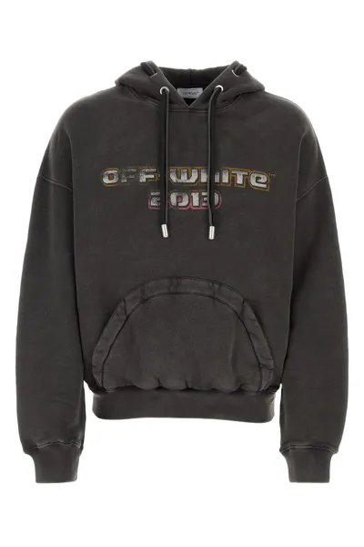 Off-white Felpa-xs Nd Off White Male In Grey