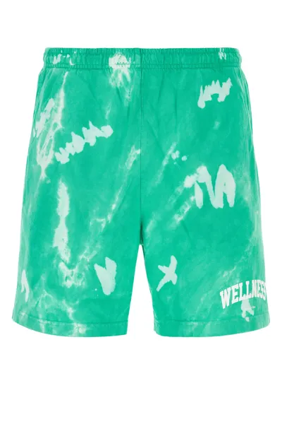 Sporty And Rich Sporty & Rich Man Shorts & Bermuda Shorts Green Size M Cotton