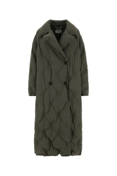 Maison Margiela Coat-m Nd  Female In Green