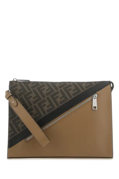 Fendi Clutch-tu Nd  Male In Beige