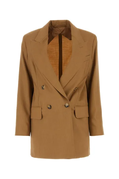 Max Mara Cappotto Mirko-42 Nd  Female In Brown