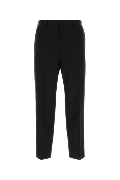 Jil Sander Straight Leg Tailored Trousers In Black