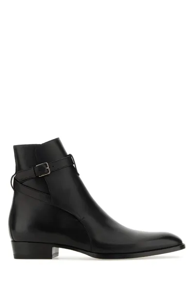 Saint Laurent Stivali-44 Nd  Male In Black