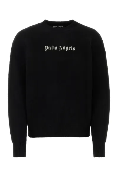 Palm Angels Felpa-xl Nd  Male In Blackwhit