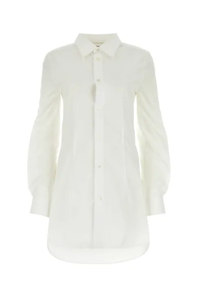 Marni Cut-out Collar Shirt In White