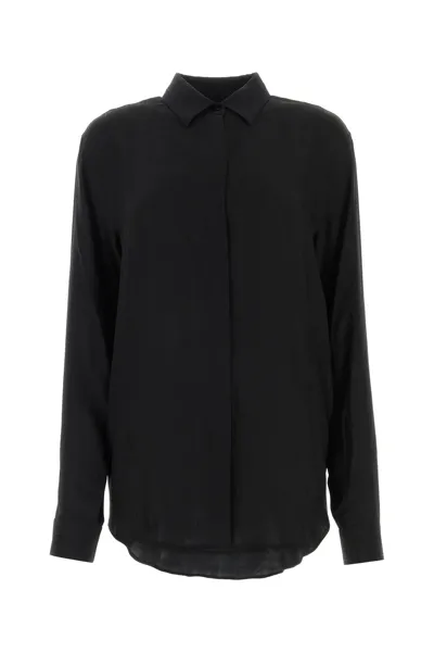 Saint Laurent Black Silk Shirt