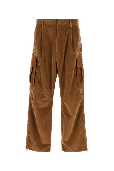 Moncler Trousers In Brown