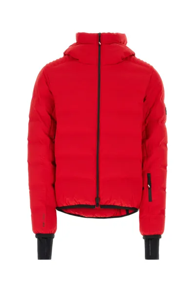 Moncler Lagorai Nylon Down Ski Jacket In Red