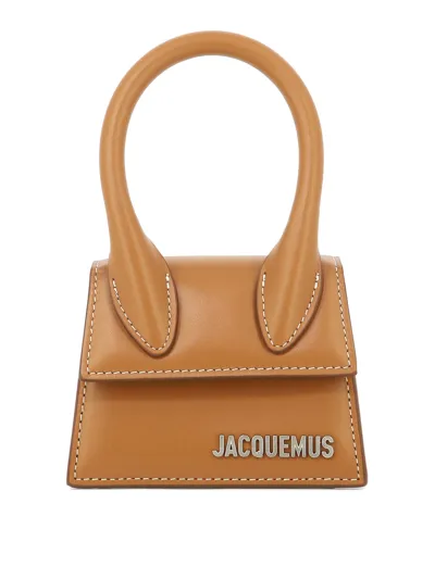 Jacquemus Light Brown 2 Le Chiquito Homme Leather Cross-body Bag