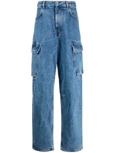 Givenchy Cargo Jeans In Blue