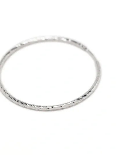 Maria Black Liv Hoop 20 Accessories In 14k White Gold / White Rhodium