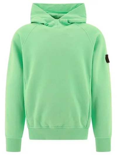 Stone Island Shadow Project Logo In Green