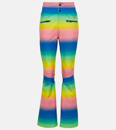 Perfect Moment Rainbow High Waist Aurora Flare Pant Xs