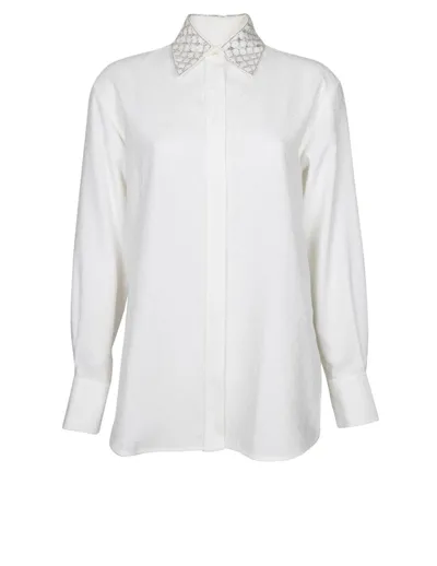 Golden Goose Deluxe Brand Long Sleeved Shirt In White