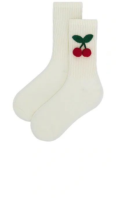 Casa Clara Paulina Sock In Cherry