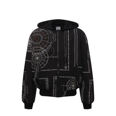 Marcelo Burlon County Of Milan Bomber Jacket In Black