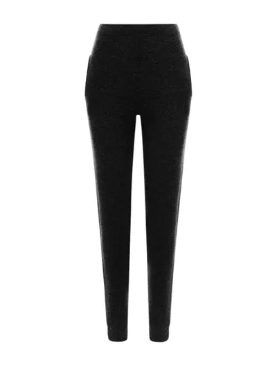 Saint Laurent Elastic Waist Sweatpants In Black