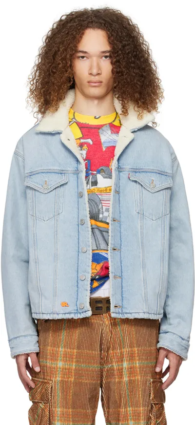 Erl Blue Levi's Edition Denim Jacket