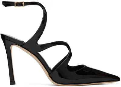 Jimmy Choo Black Azia 95 Pumps