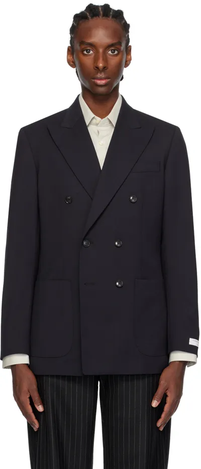 Tiger Of Sweden Navy Jarvis Blazer In 09c_dark Ink