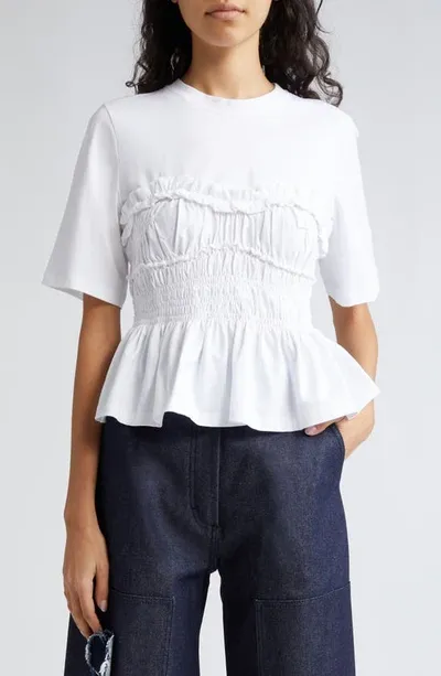 Cecilie Bahnsen Vilde T-shirt Jersey White White