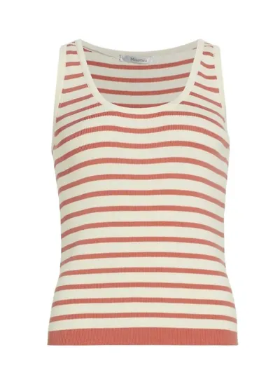 Max Mara Show Tank Top In Pink