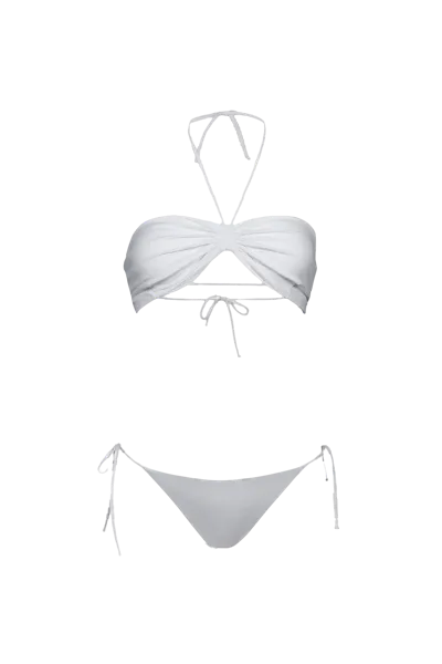 Sara Cristina Shell Bikini In White