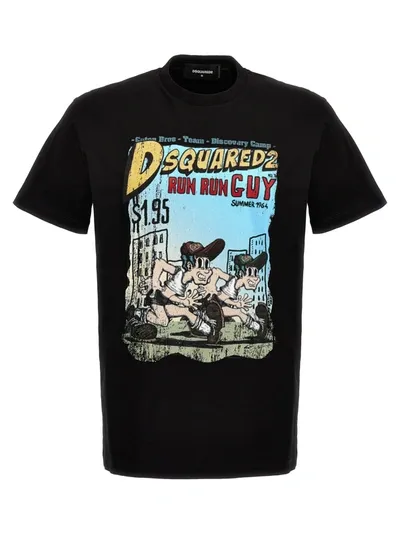 Dsquared2 Printed T-shirt Black