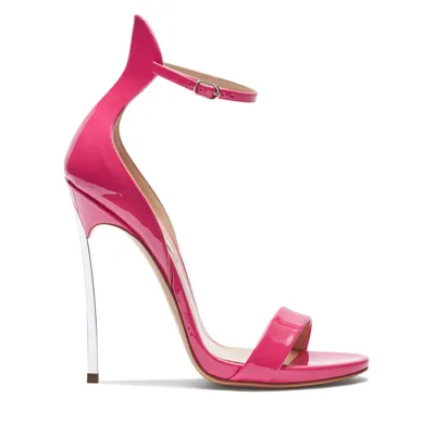 Casadei Cappa Blade Sandal Patent Leather - Woman Sandals Fuchsia 37